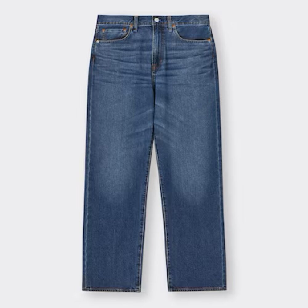 GU Men's Straight Leg Jeans 67 Blue Size 31 x 29